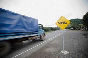drunk people crossing